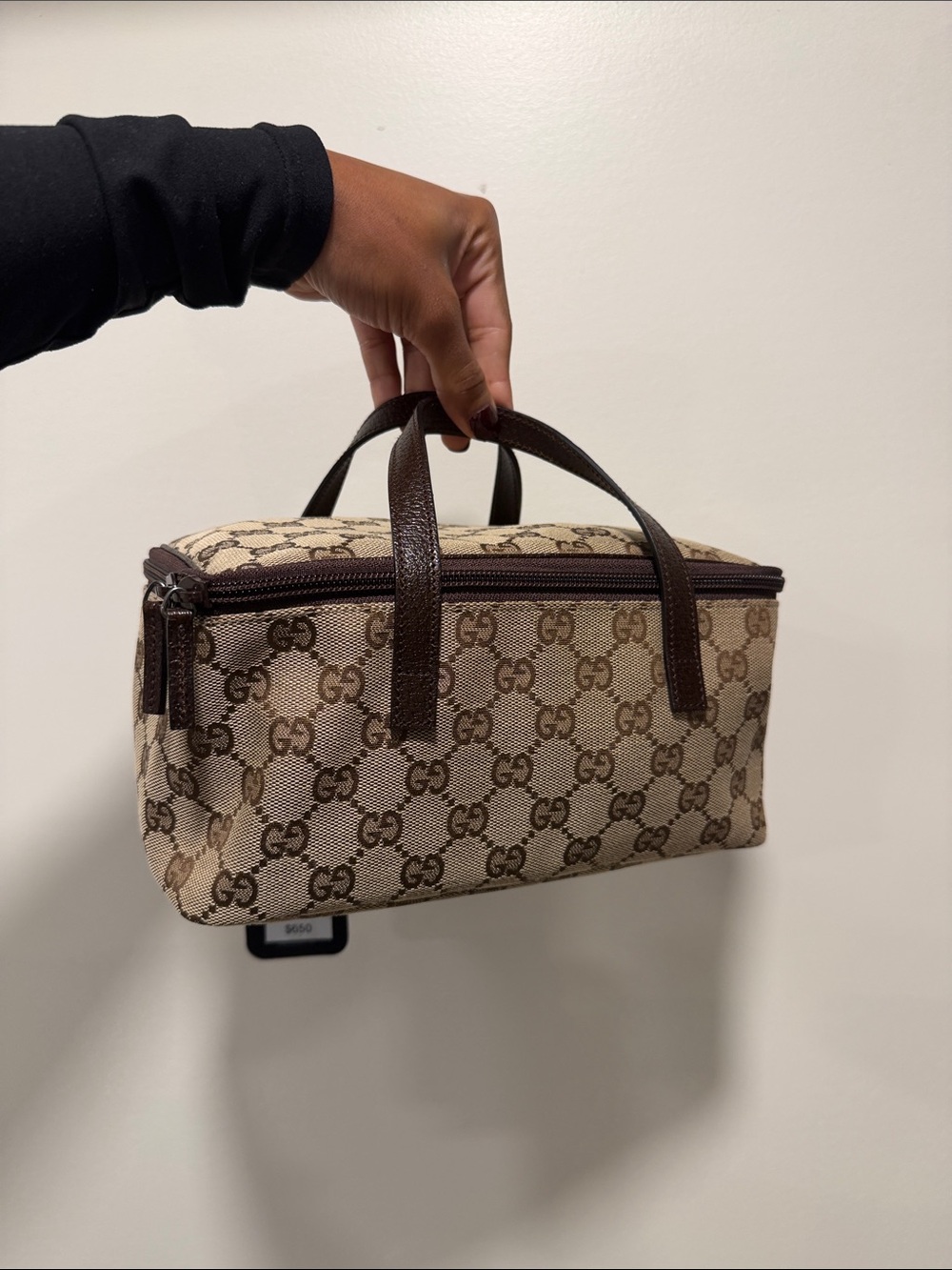 Gucci Brown Monogram Canvas Toiletry Case